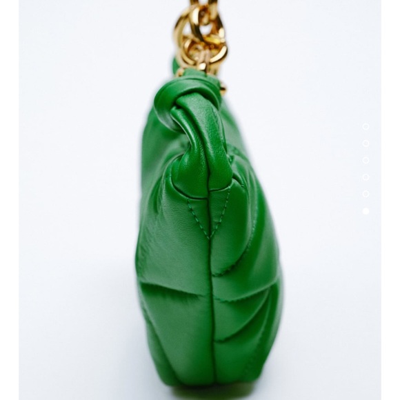ZARA QUITTED LEATHER MINI BAG - Picture 5 of 6